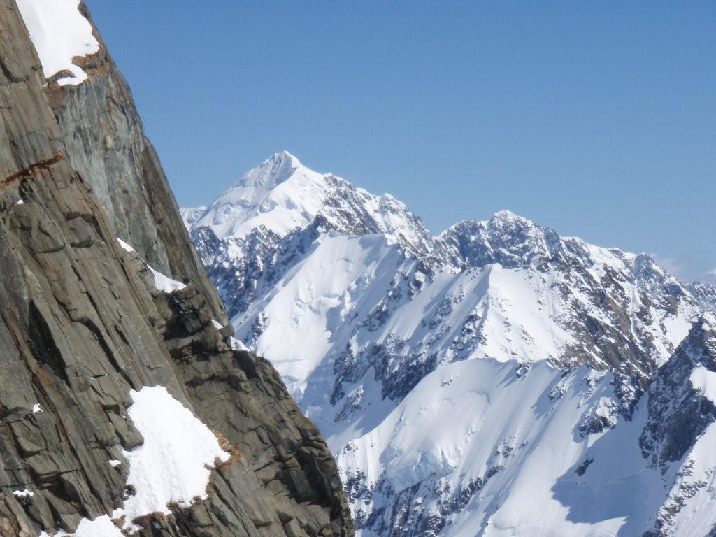 Mt Tasman from just below Minarets saddle
