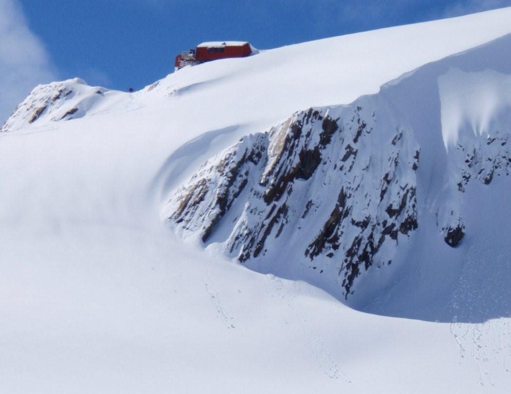 Touring out from Centennial Hut.